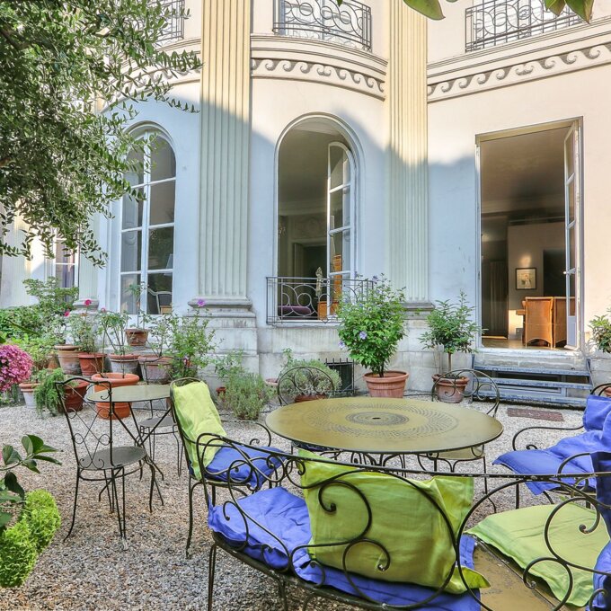Dans l'appartement avec jardin d'Elisabeth