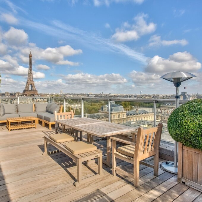 Sur le rooftop de Karène
