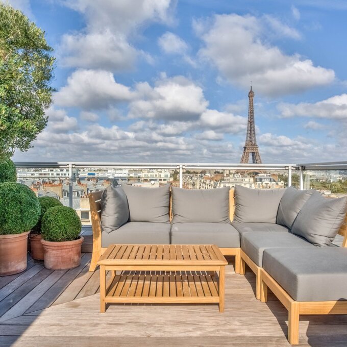 Sur le rooftop de Karène