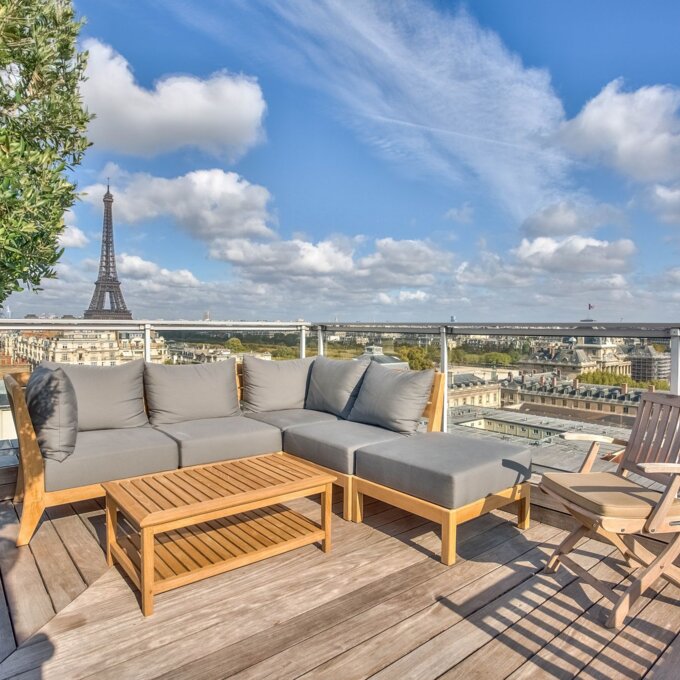 Sur le rooftop de Karène