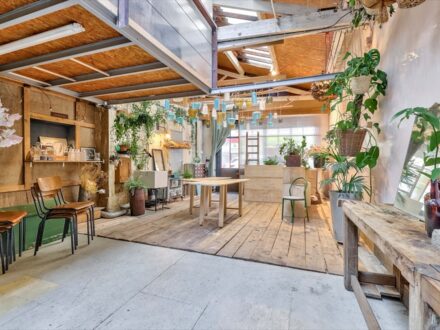 Loft végétalisé accueillant un événement d'entreprise