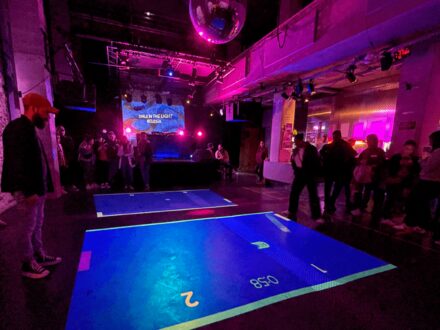 Jeux vidéo projetés
