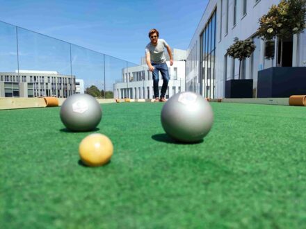 Terrain de pétanque intérieur / extérieur, photo 1 sur 3