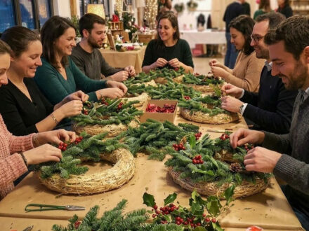 Atelier Couronne de Noël : Création Artisanale et Féerique, photo 1 sur 5