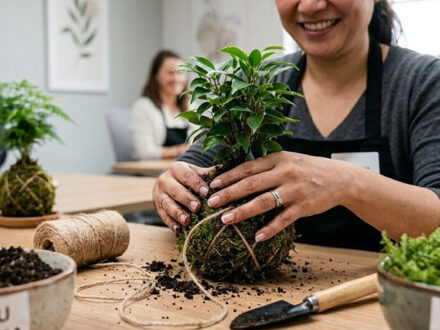 Atelier Kokedama : L'art japonais végétal, photo 1 sur 5
