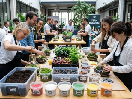 Atelier Terrarium XL : Création d'un écosystème végétal durable en équipe, photo 1 sur 5