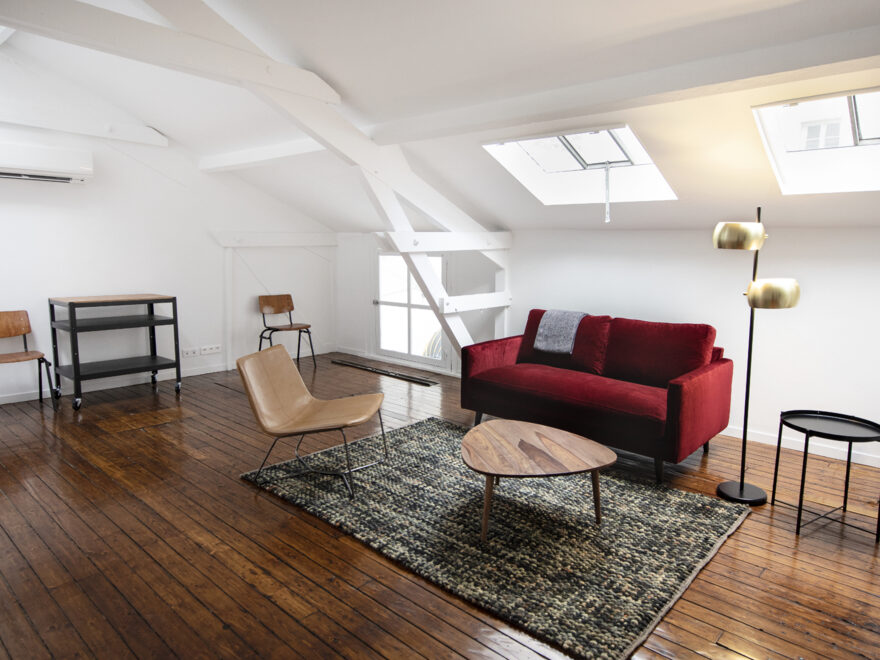 Le studio aménagé du XVeme