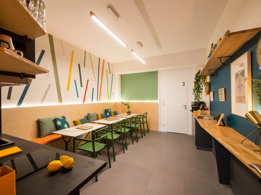 Le loft coloré et atypique
