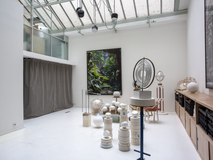 L'atelier d'artiste de Pauline