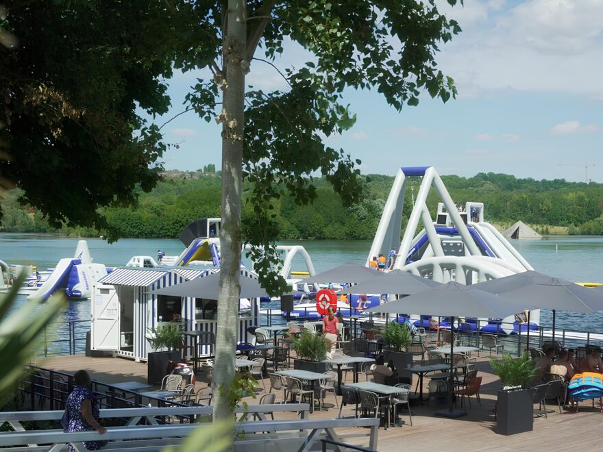 Projet X Aquapark - Terrasse flottante