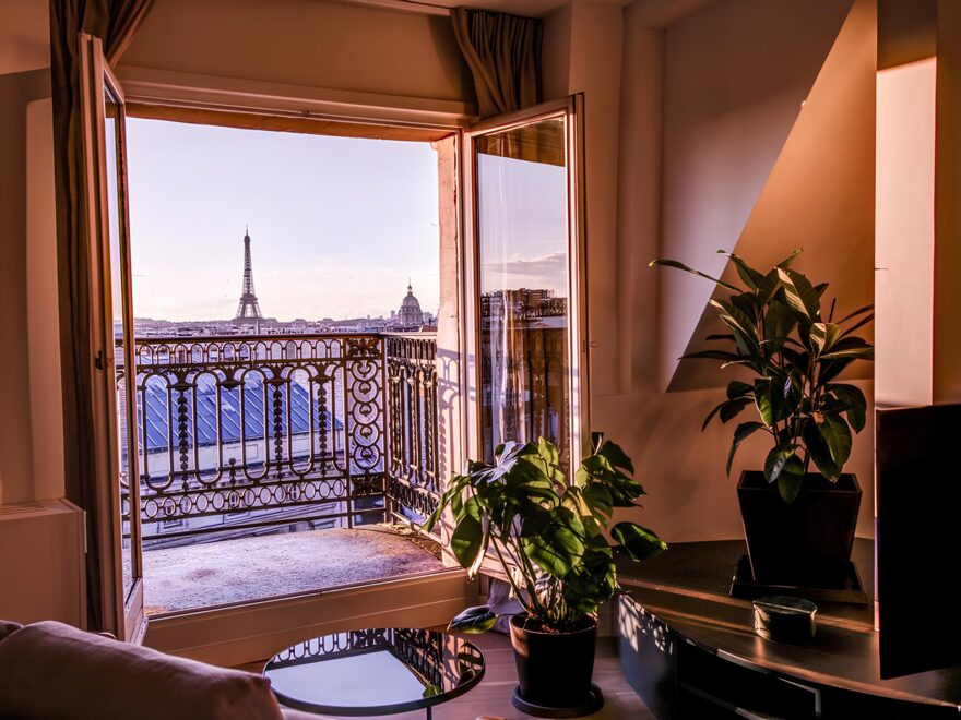 L'appartement de luxe vue sur la Tour Eiffel