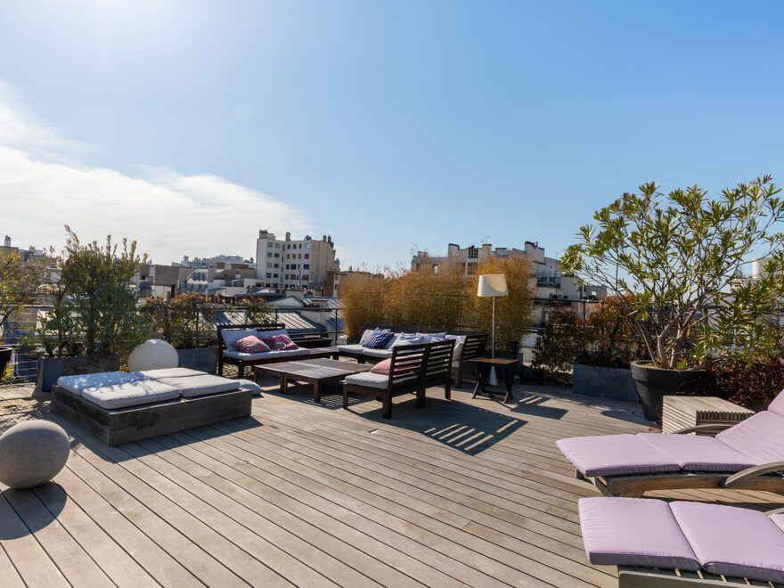 Le rooftop de la Faisanderie
