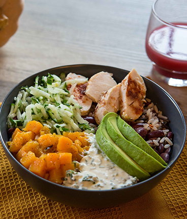 Menu Healthy Poulet